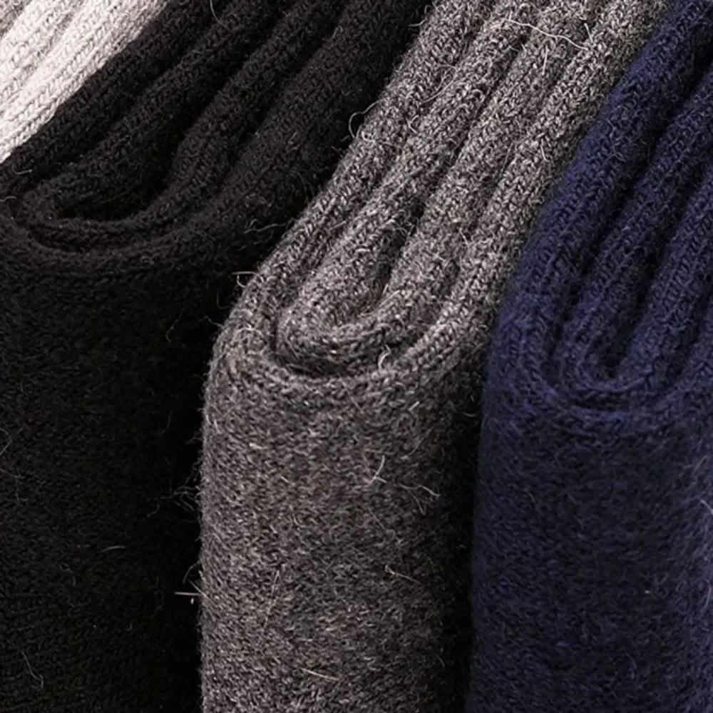 Dark Merino Wool Blend Socks